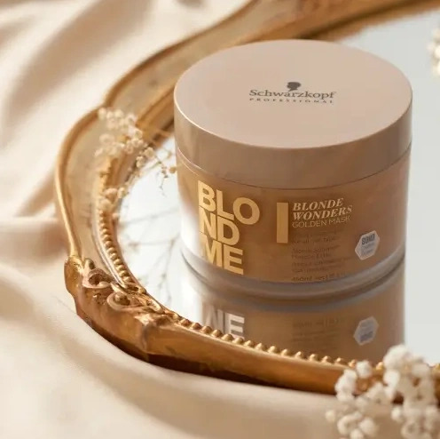 Schwarzkopf BlondMe Blonde Wonders Golden Mask 450ml képe 4